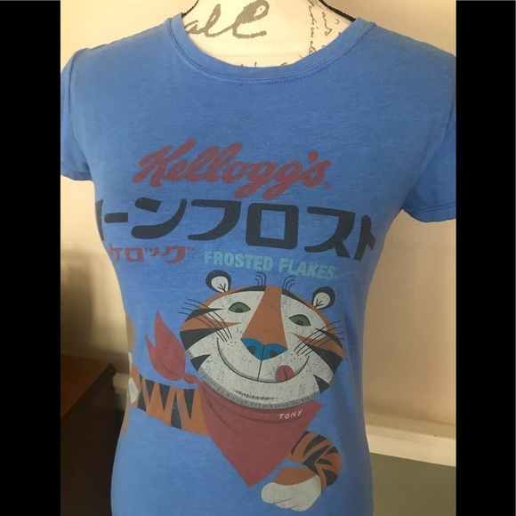 Vintage Kellogg’s Blue Size M Tee - Picture 2 of 4